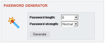 Php password generator